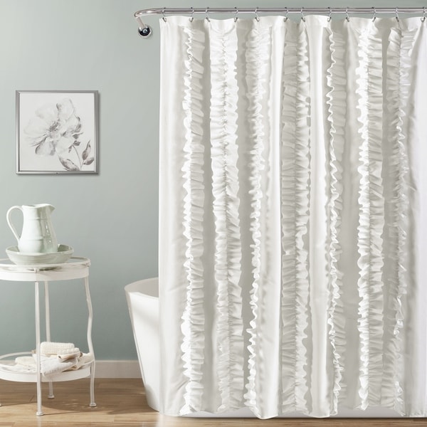 Shop Lush Decor Belle Shower Curtain - On Sale - Free ...