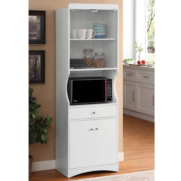 Soges 60 inch Tall Bathroom Storage Cabinet Tall Narrow Cabinet