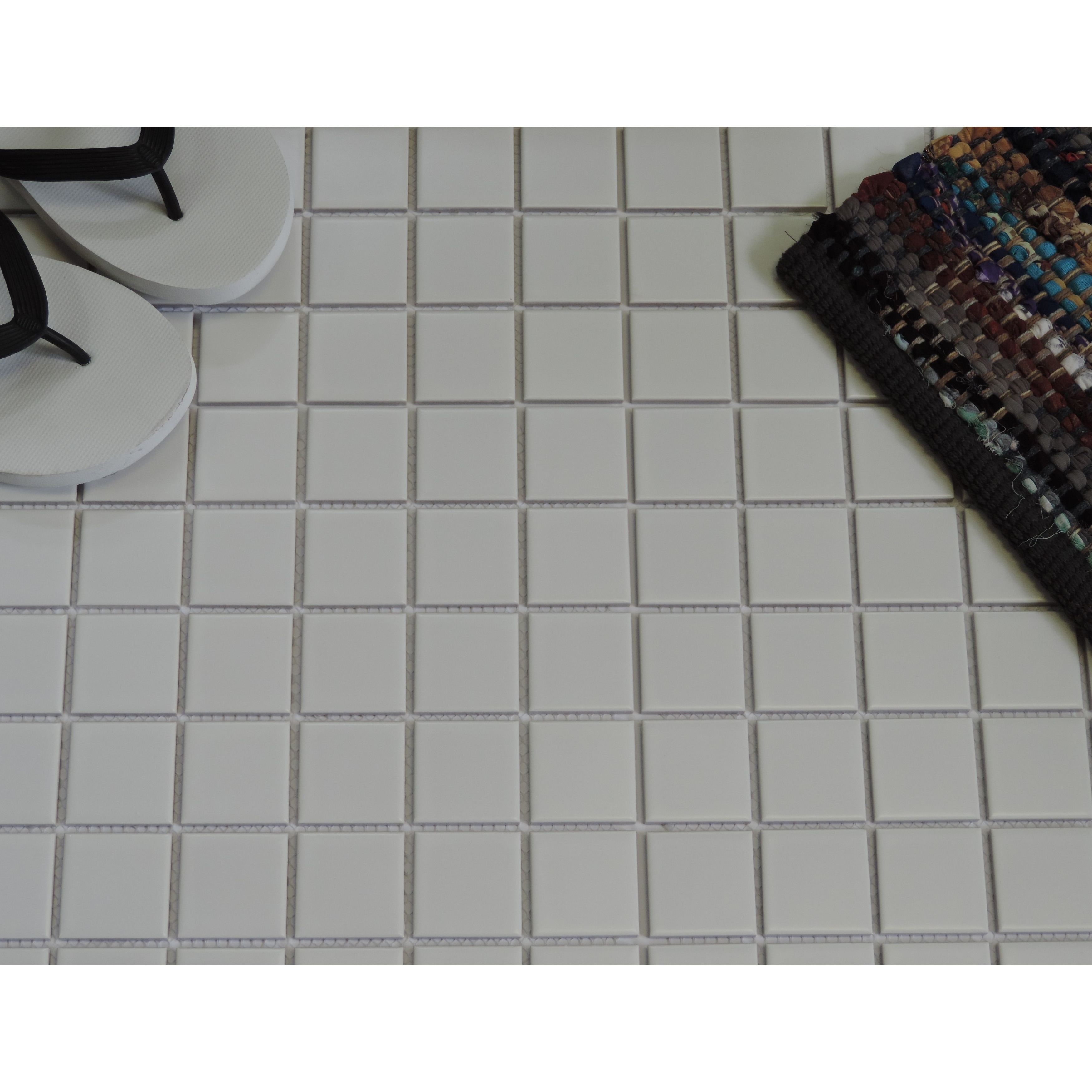 Glazed Porcelain Mosaic Tile Sheet Barcelona 2 X2 Square Glazed Porcelain Mosaic Tile Sheet