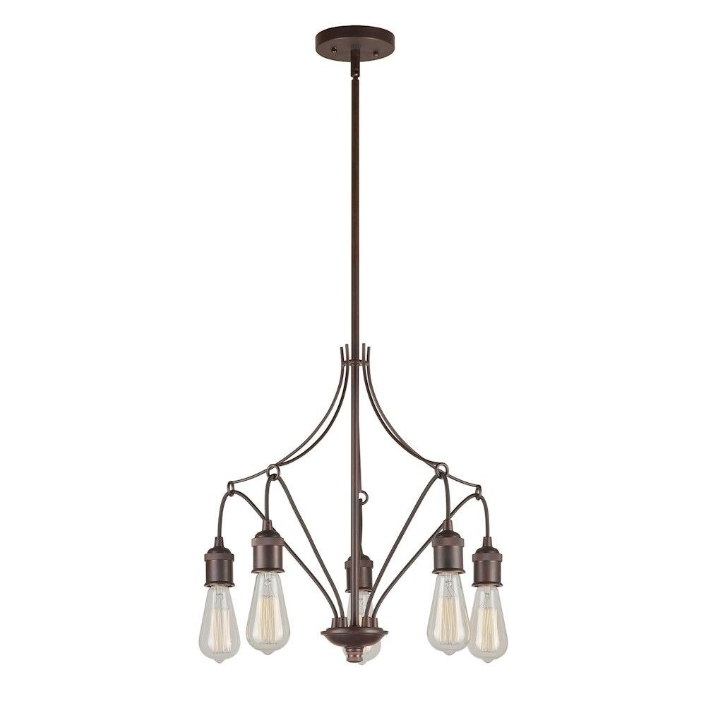 5-Light Antique Bronze Chandelier - Chandeliers For Bedrooms by Overstock.com