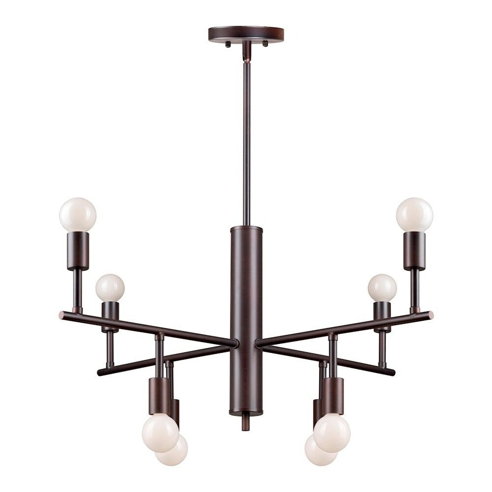 8-Light Antique Bronze Chandelier - Chandeliers For Bedrooms by Overstock.com