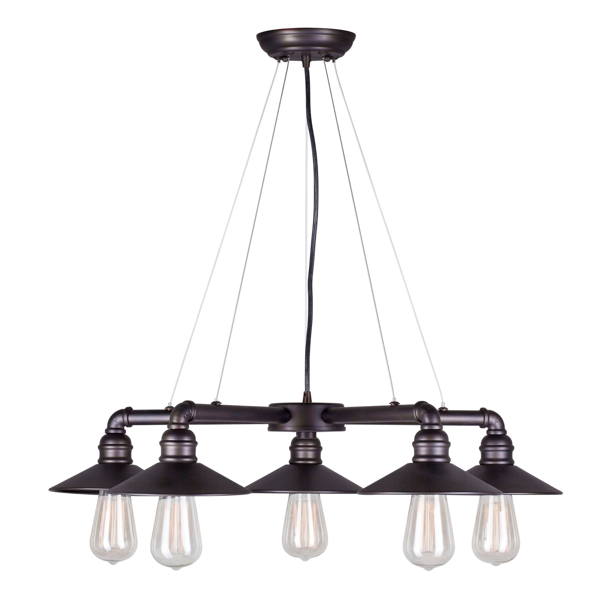 5-Light Antique Bronze Chandelier - Chandeliers For Bedrooms by Overstock.com
