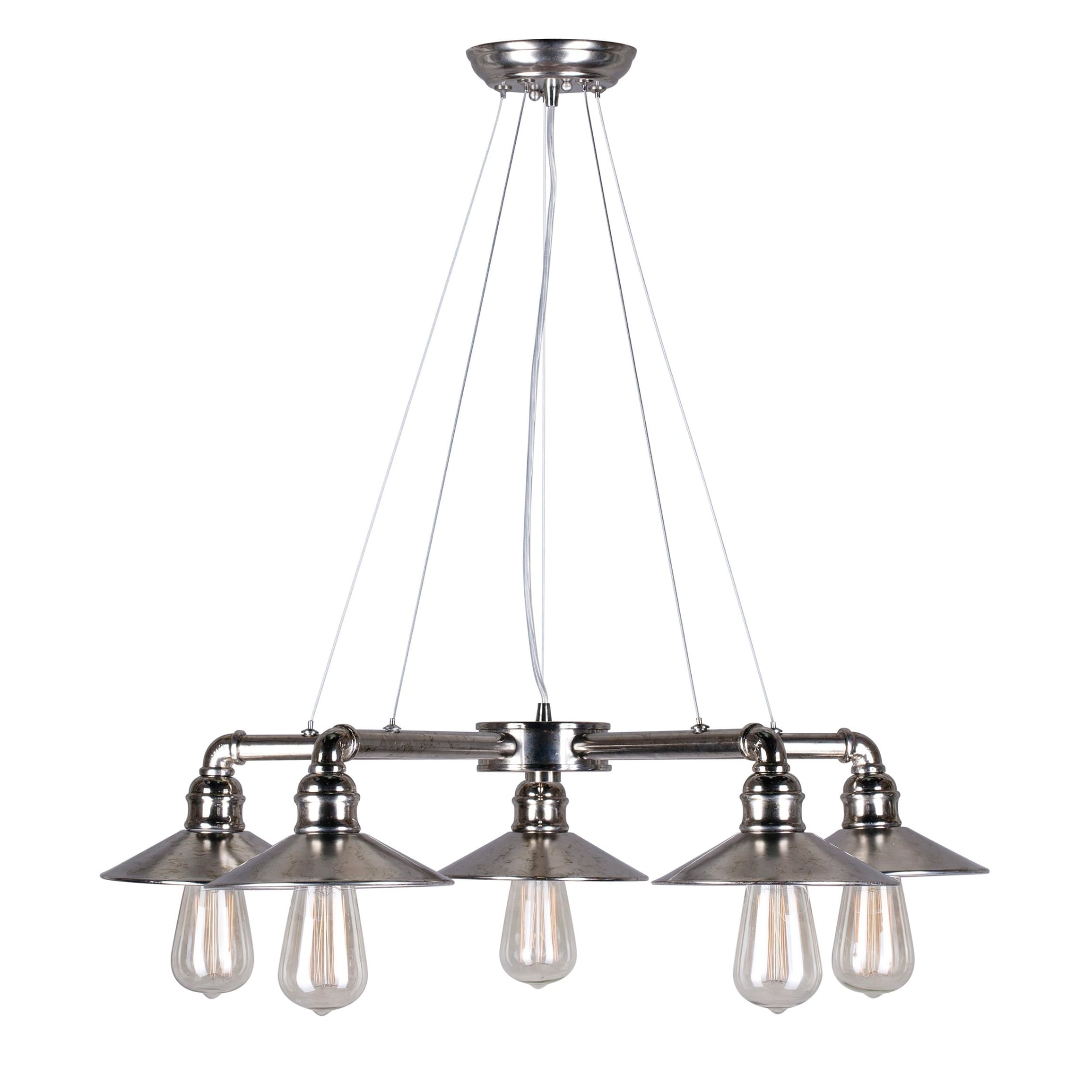 5-Light Vintage Chrome Chandelier - Chandeliers For Bedrooms by Overstock.com