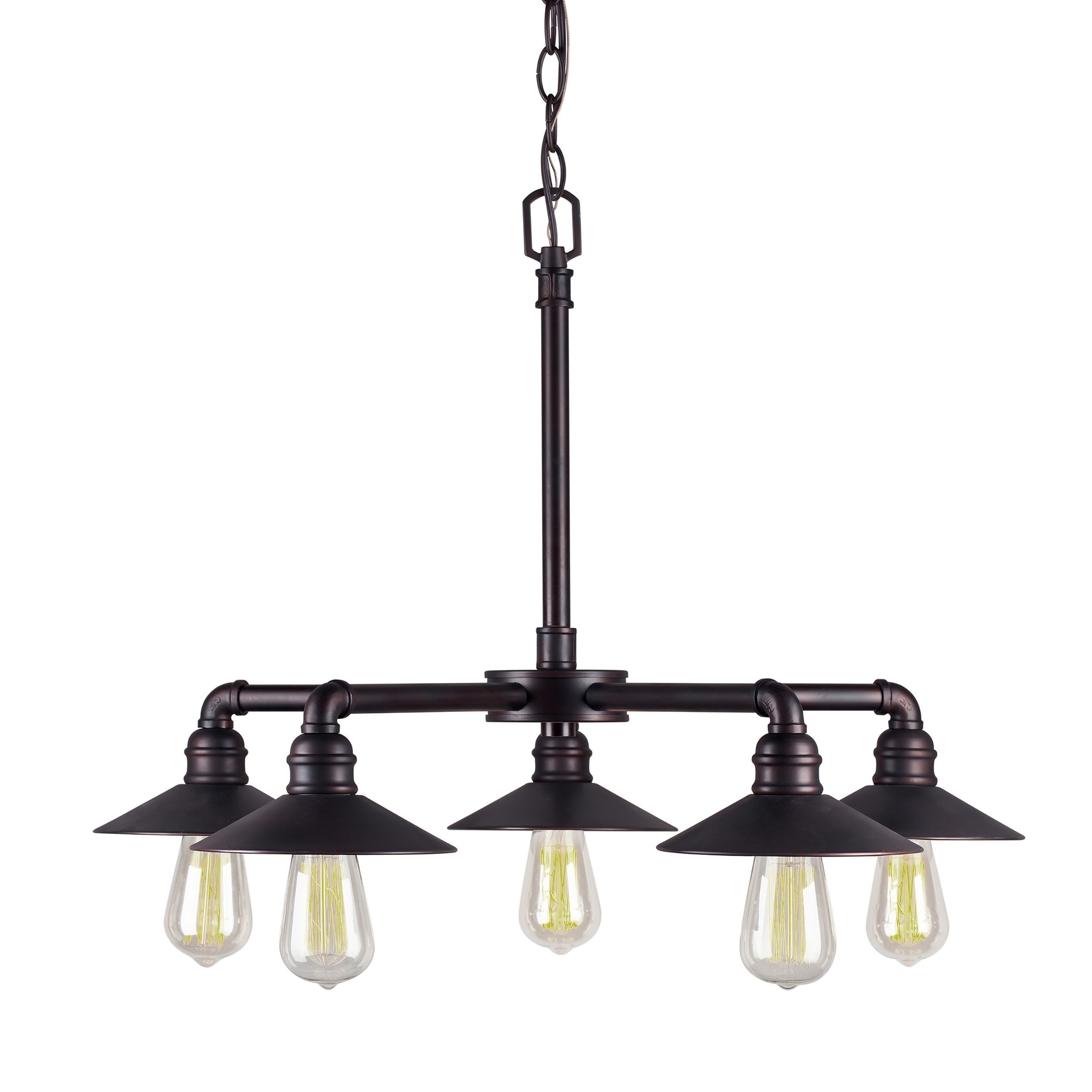 5-Light Antique Bronze Chandelier - Chandeliers For Bedrooms by Overstock.com