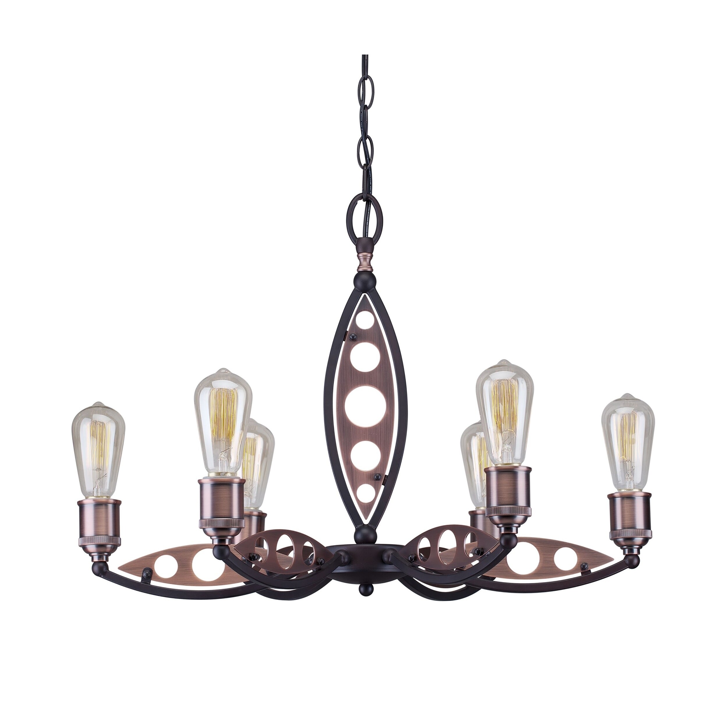 6-Light Antique Bronze Chandelier - Chandeliers For Bedrooms by Overstock.com