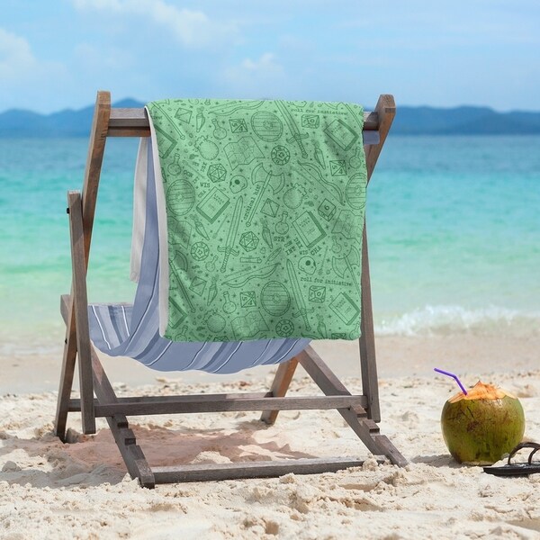 Full Color RPG Pattern Beach Towel 36 x 72 Bed Bath Beyond 28462948