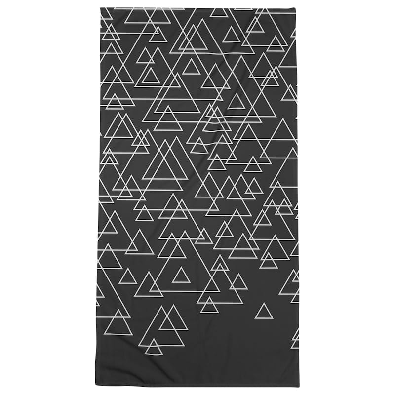 Scattered Triangles Beach Towel - 36 x 72