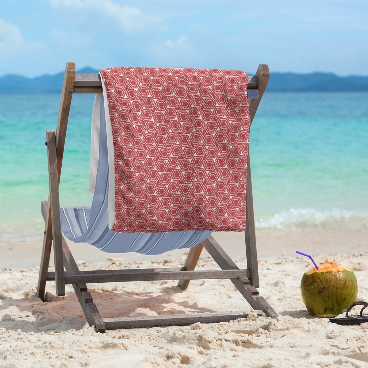 Padded beach shop towel