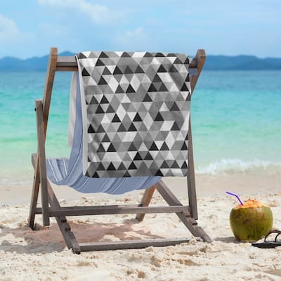 Triangle Pattern Beach Towel - 36 x 72