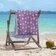 preview thumbnail 11 of 26, Porch & Den Hibbard Classic Ghosts Pattern Beach Towel - 36 x 72