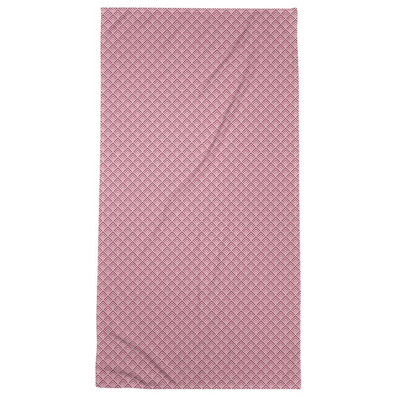 Classic Geometric Ombre Pattern Beach Towel - 36 x 72