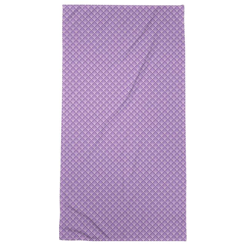 Classic Geometric Ombre Pattern Beach Towel - 36 x 72