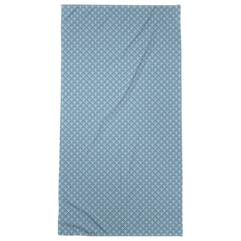 Classic Geometric Ombre Pattern Beach Towel - 36 x 72