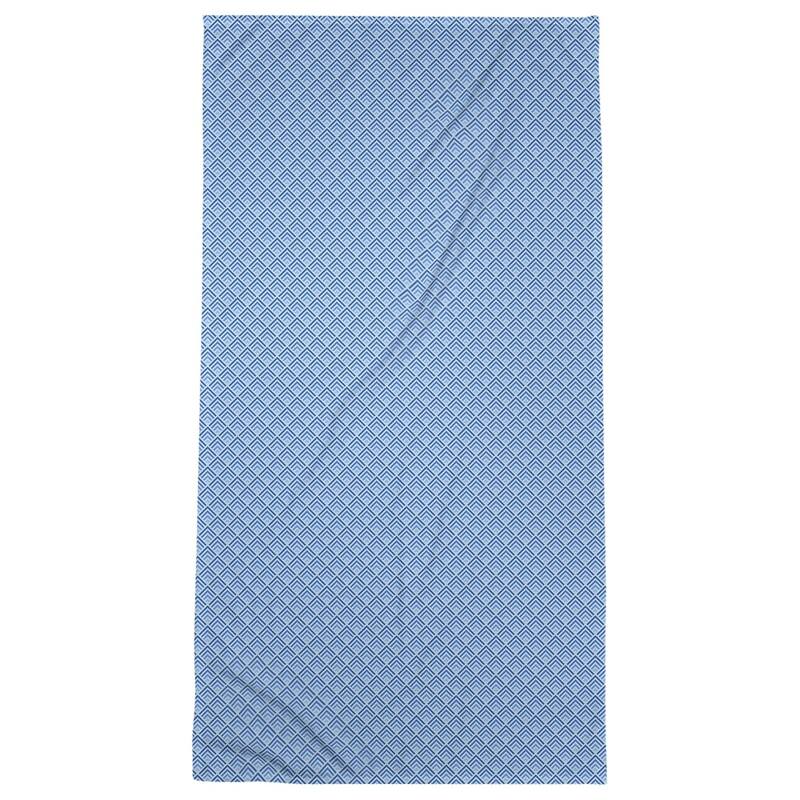 Classic Geometric Ombre Pattern Beach Towel - 36 x 72