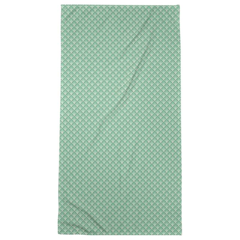 Classic Geometric Ombre Pattern Beach Towel - 36 x 72