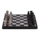 Handmade Black and Grey Challenge Marble Chess Set (Mexico) - Thumbnail 2