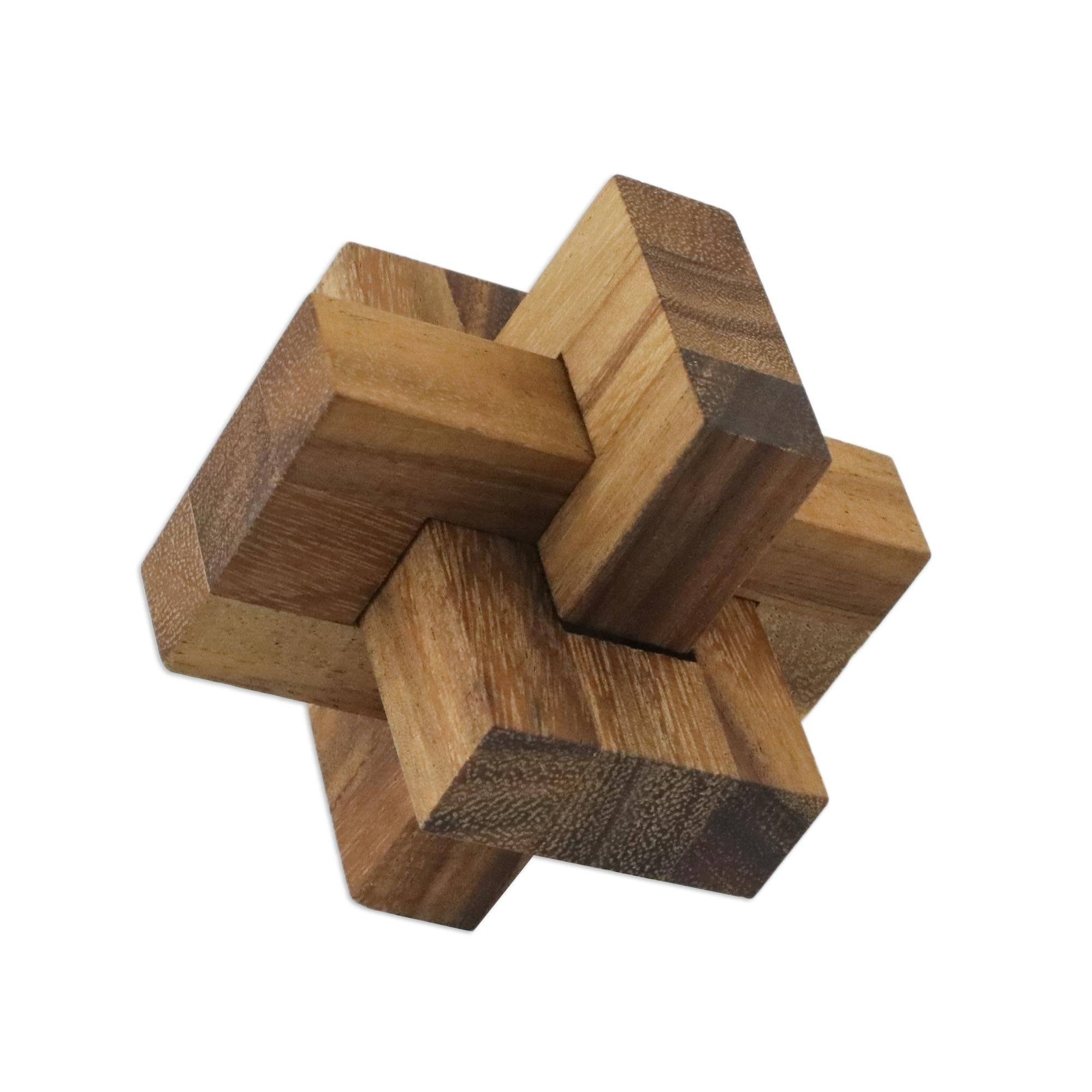 handmade wooden puzzle