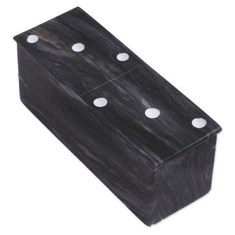 Handmade Fascinating Challenge Onyx Domino Set (Mexico)