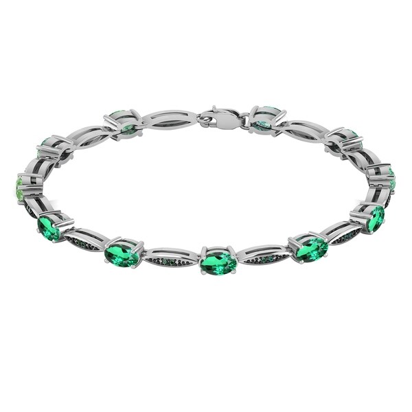 green diamond bracelet