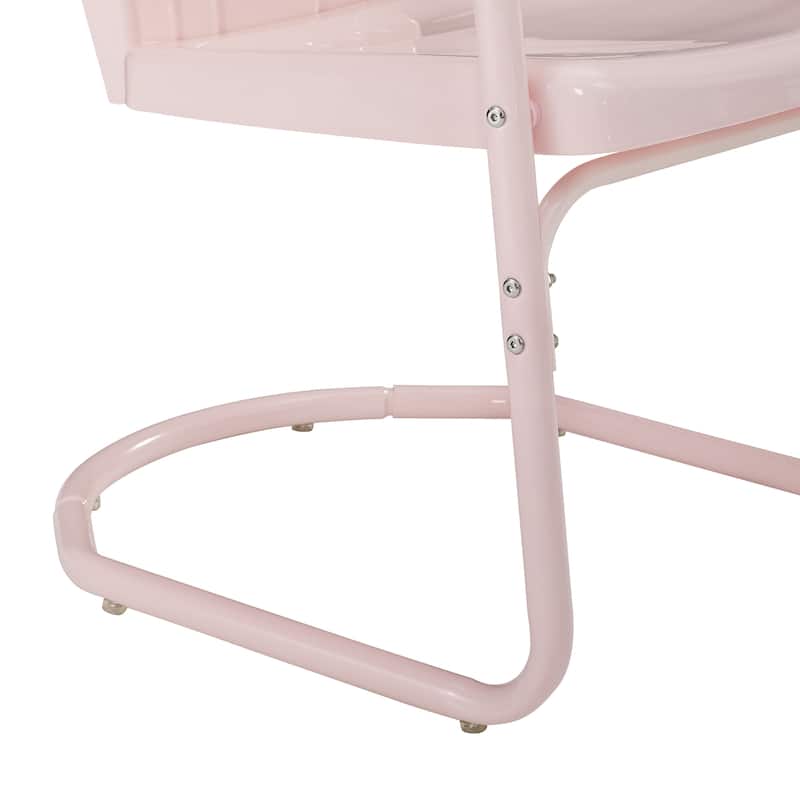 Crosley Tulip 2Pc Outdoor Metal Armchair Set - 24.5"W x 20.5"D x 32.88"H