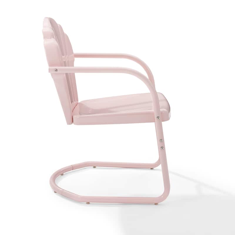 Crosley Tulip 2Pc Outdoor Metal Armchair Set - 24.5"W x 20.5"D x 32.88"H
