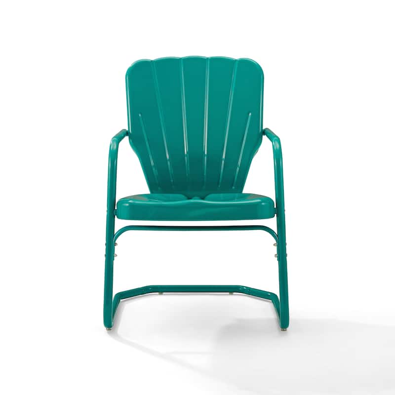 Crosley Ridgeland 2pc Outdoor Metal Armchair Set