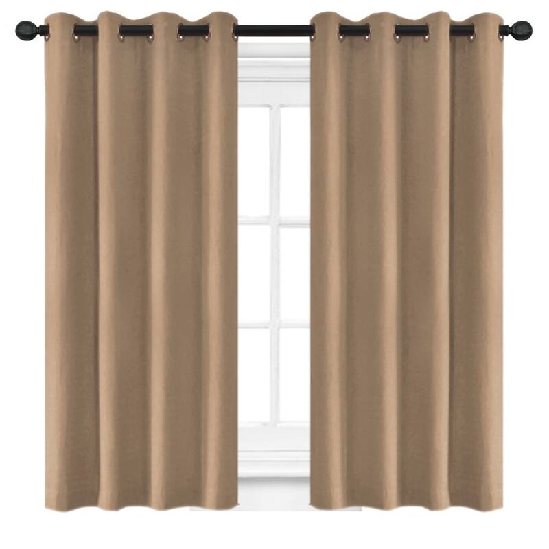 Porch & Den Davidson Soft Grommet Panel - Sand - 45 Inches