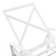 Havenside Home Davis Chaise Lounge Chair in White with Grey Cushions - Thumbnail 8