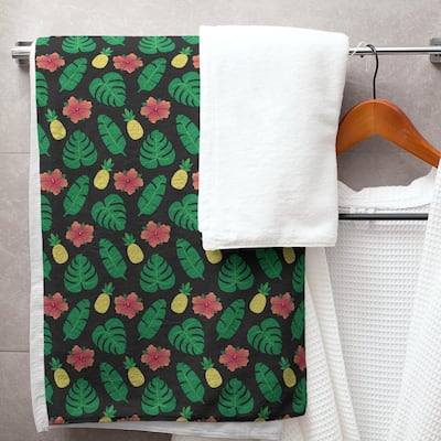 Porch & Den Darmel Tropical Pattern Bath Towel - 30 x 60
