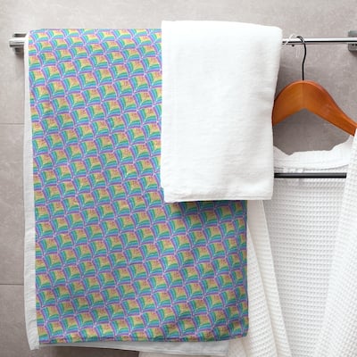 Porch & Den Bianca Rainbow Scales Bath Towel - 30 x 60