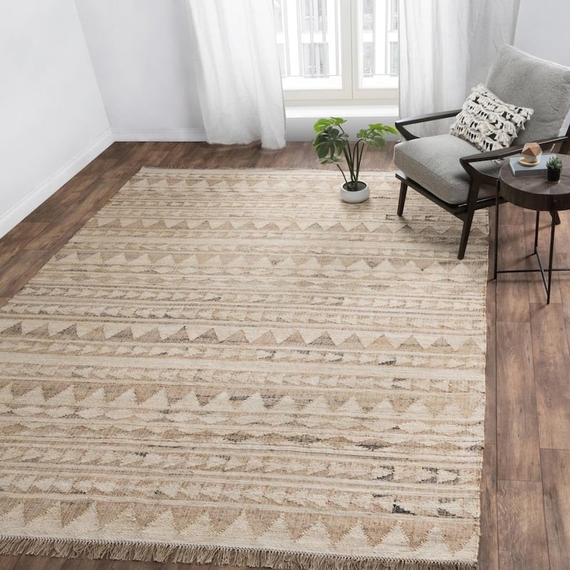 The Curated Nomad James Handwoven Jute Area Rug - 8'x10' - Ivory/Natural