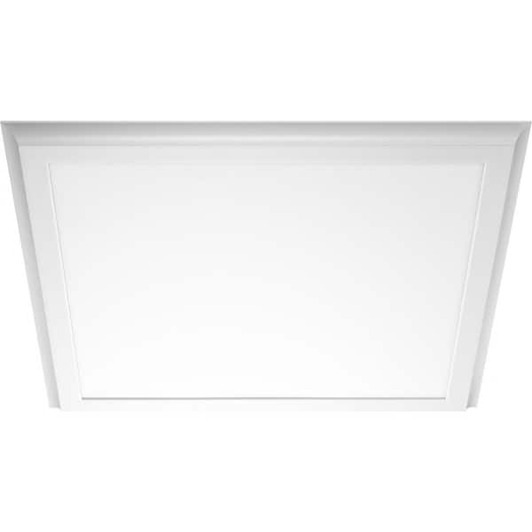 slide 1 of 1, 45W LED 2 x 2 Flush 3K Wh Flat Panel