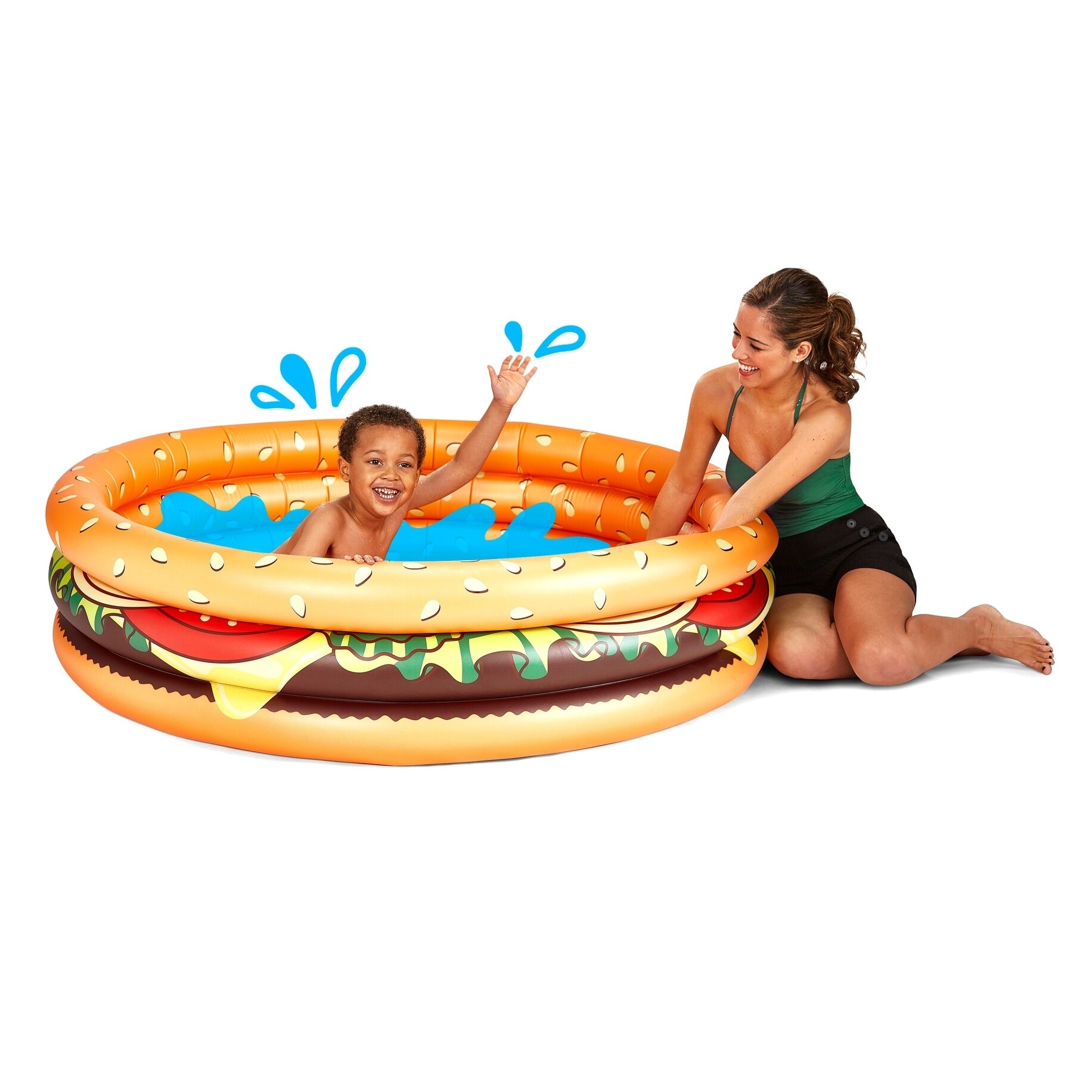 hamburger pool float