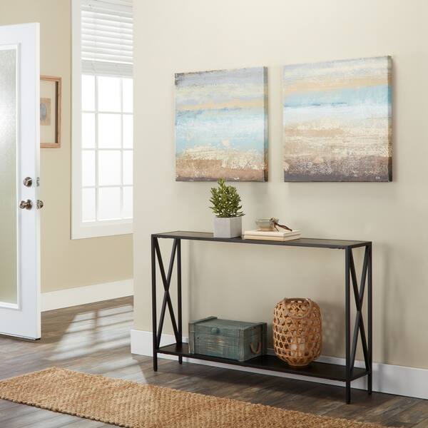 Carbon Loft Ehrlich Cross Design Console Table (As Is Item) 28480091