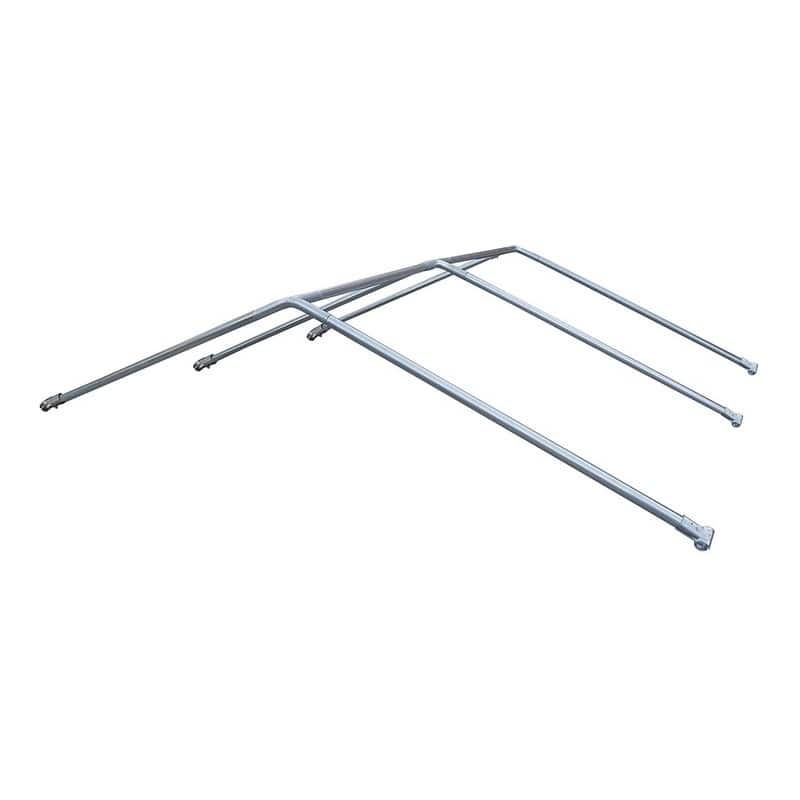ALEKO Dog Kennel Roof Frame 7.5 x 7.5 Ft Finish Full Steel Chain Link Dividable