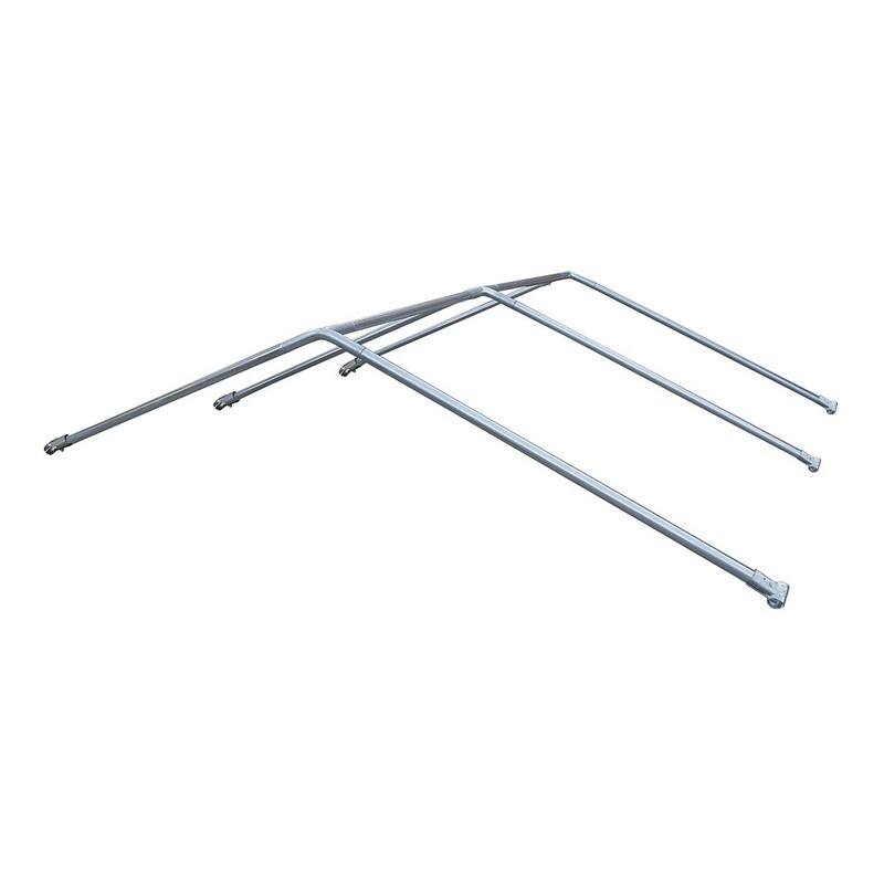 ALEKO Dog Kennel Roof Frame 10 x 10 Ft Finish Full Steel Chain Link Dividable