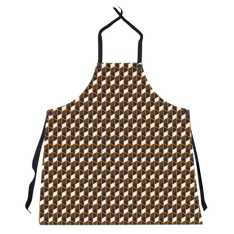 Classic Geometric Stripes Apron - 27 x 30