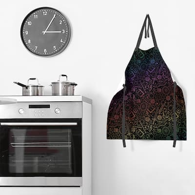 Color Lines RPG Pattern Apron - 27 x 30