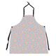 Three Color Trapezoids Apron - 27 x 30