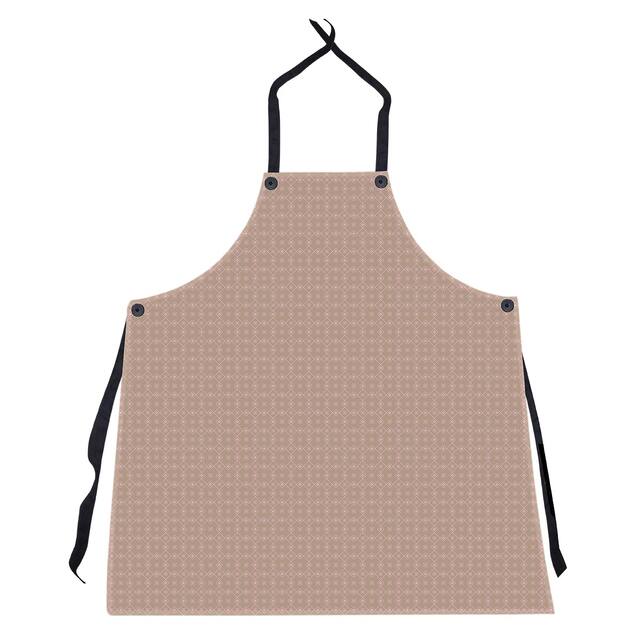 Two Color Doily Pattern Apron - 27 x 30