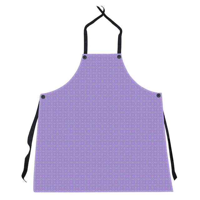Two Color Doily Pattern Apron - 27 x 30