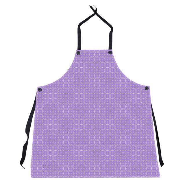 Two Color Doily Pattern Apron - 27 x 30