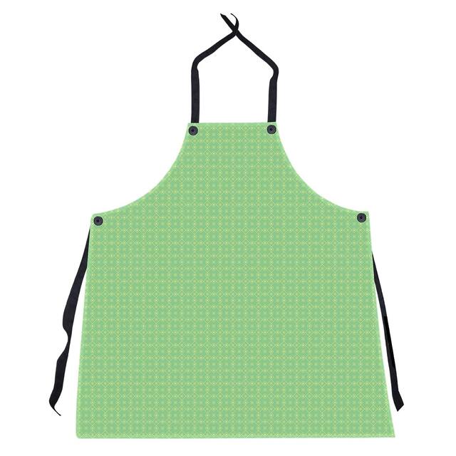 Two Color Doily Pattern Apron - 27 x 30