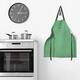 Two Color Doily Pattern Apron - 27 x 30 - Green & Blue