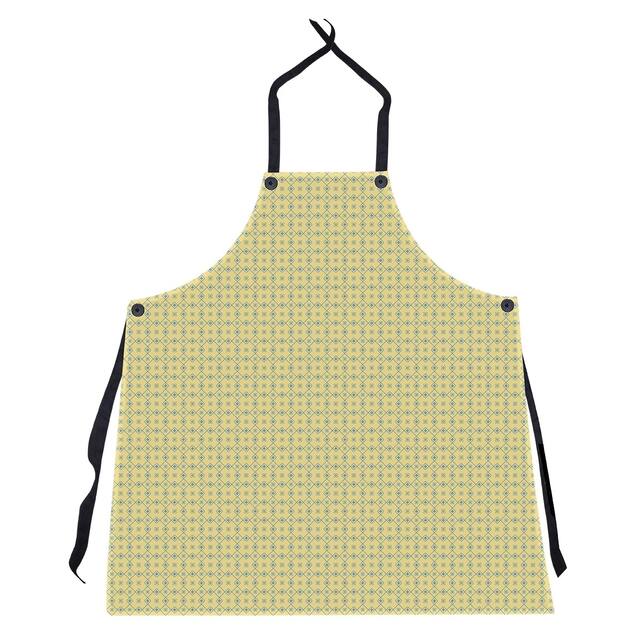 Two Color Doily Pattern Apron - 27 x 30