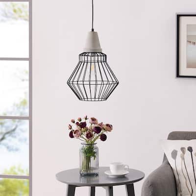 Carson Carrington Brosley Contemporary Black Metal Pendant Light