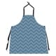 Three Color Hand Drawn Chevrons Apron - 27 x 30 - Bed Bath & Beyond ...