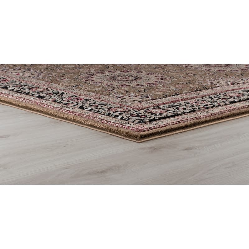 Glamour Brown/Beige Polypropylene Area Rug