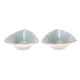 Handmade Luxe Leaves Ceramic Condiment Servers, Set of 2 (Thailand)