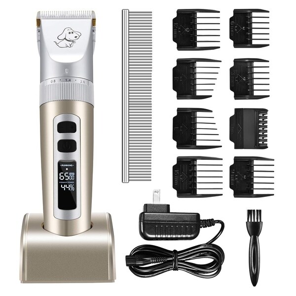 Hair Cutting Kit Pet Electric Clipper Set,mute Electric Hair Razor Scissors 2 In One Electric Clipper Set For Pets And Adult Children Hair Clipper,Cawbing Hair Trimmer For Men Cordless 